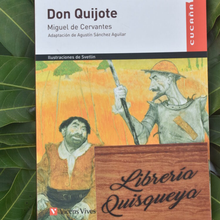 Don Quijote de la Mancha Novela de Miguel de Cervantes, foto del libro.